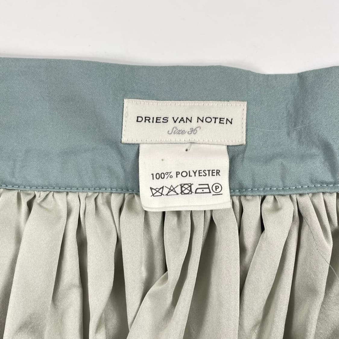 36)Dries Van Noten 폴리에스터 타프타 볼륨 플레어 스커트 상품이미지3