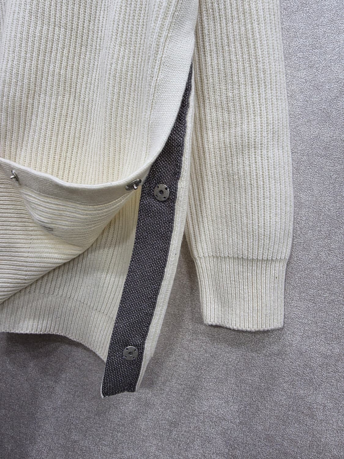 쁘렝땅 PRENDANG 캐시미어 아이보리 니트 상품이미지4