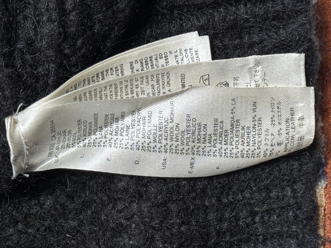 디젤 그런지 사선 테슬 니트 원피스 상품이미지4