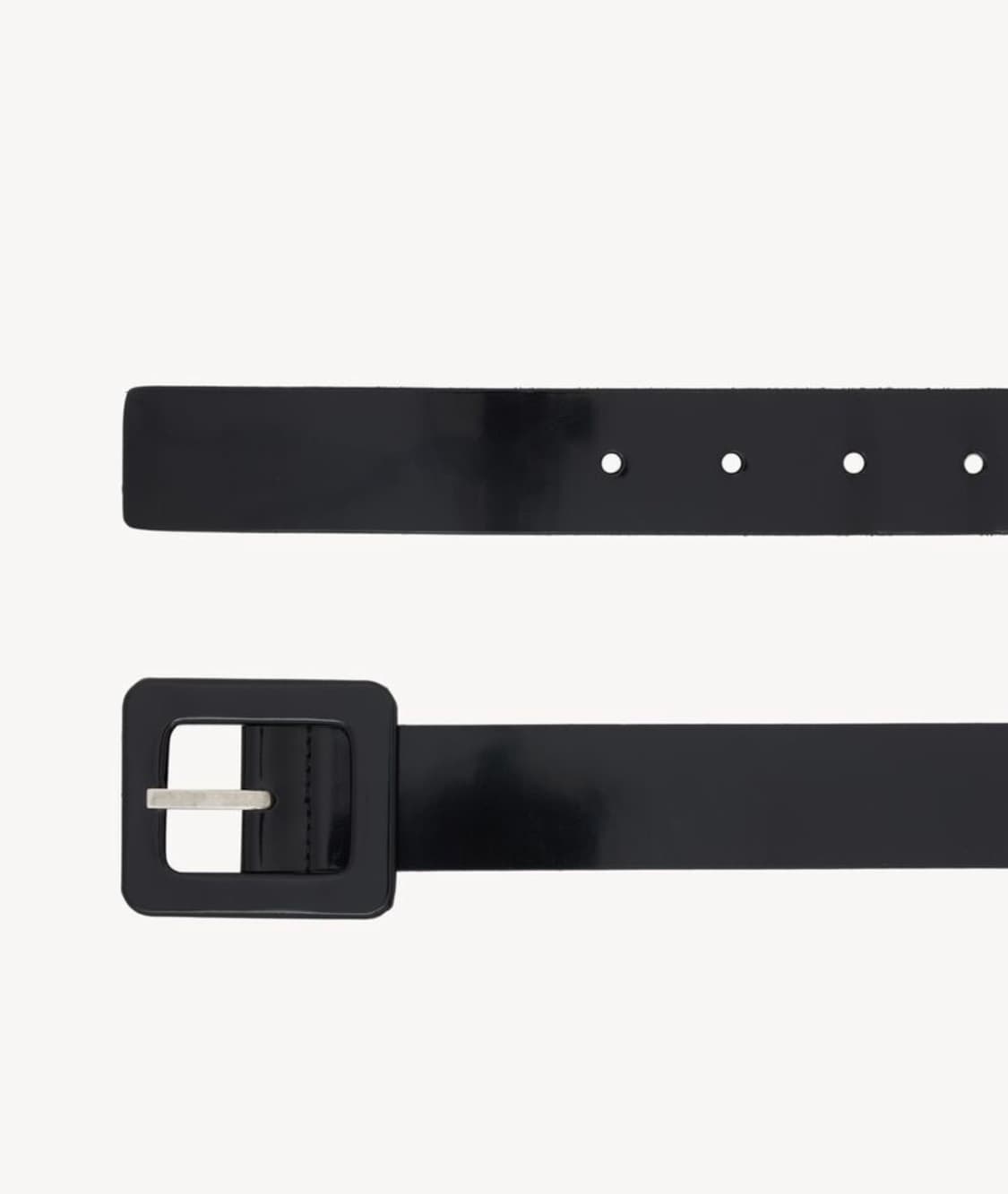 생로랑 / 블랙 스퀘어 벨트 / 85cm 상품이미지5