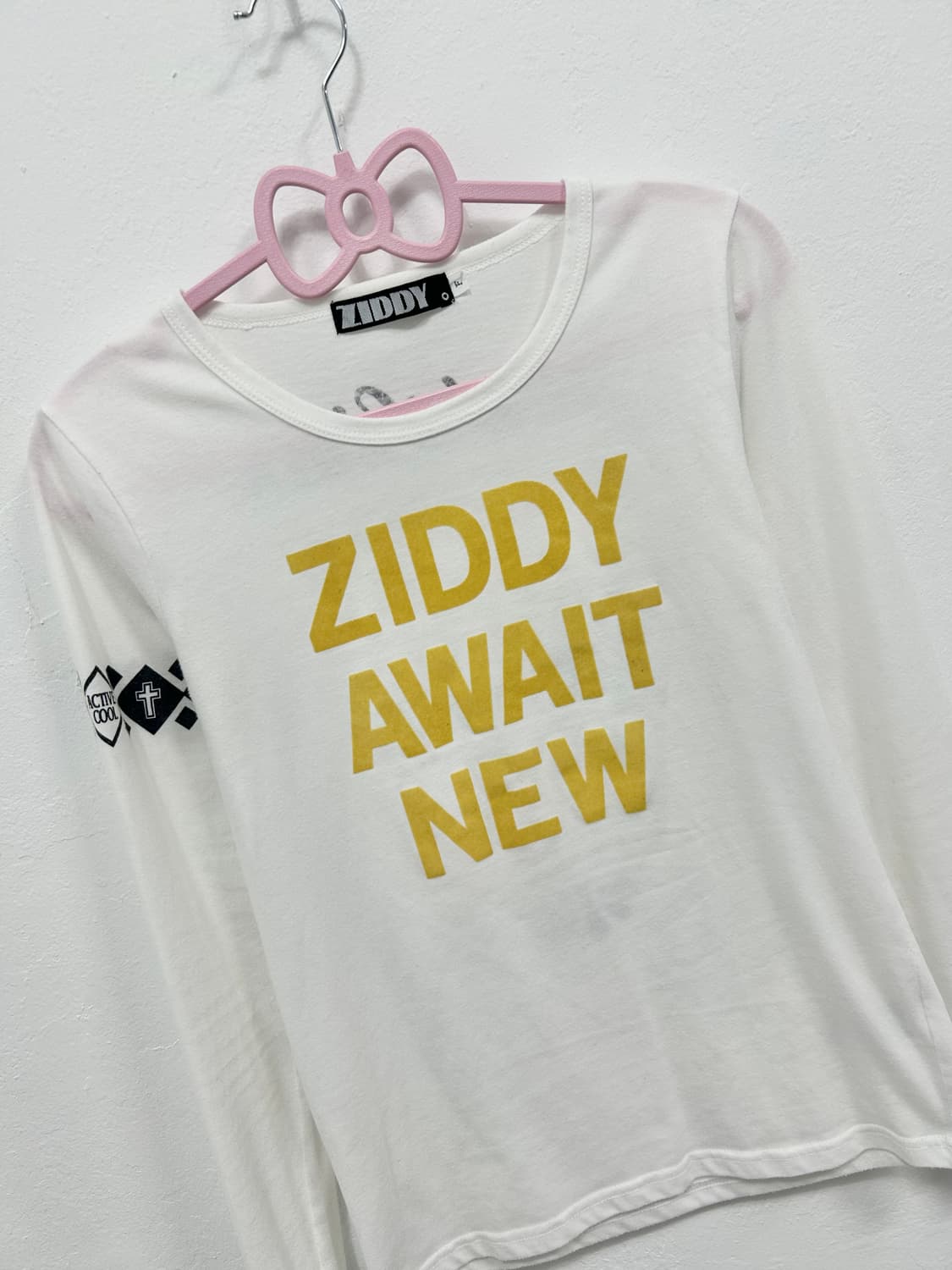 [ZIDDY] 펑크 y2k 갸루 글리터 롱슬리브  상품이미지6