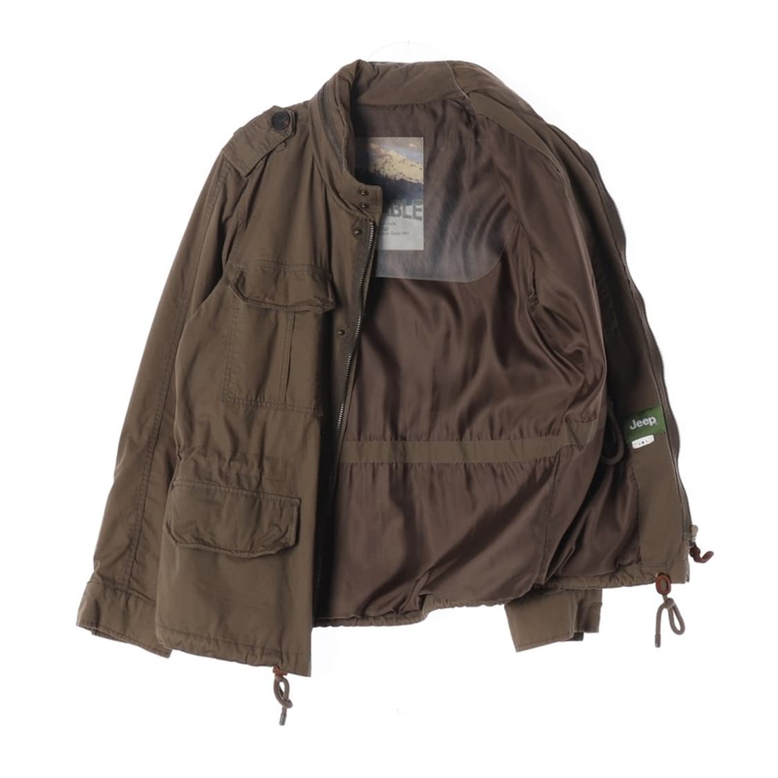 Jeep 빈티지 패치 워크 필드 야상 자켓 L 상품이미지2