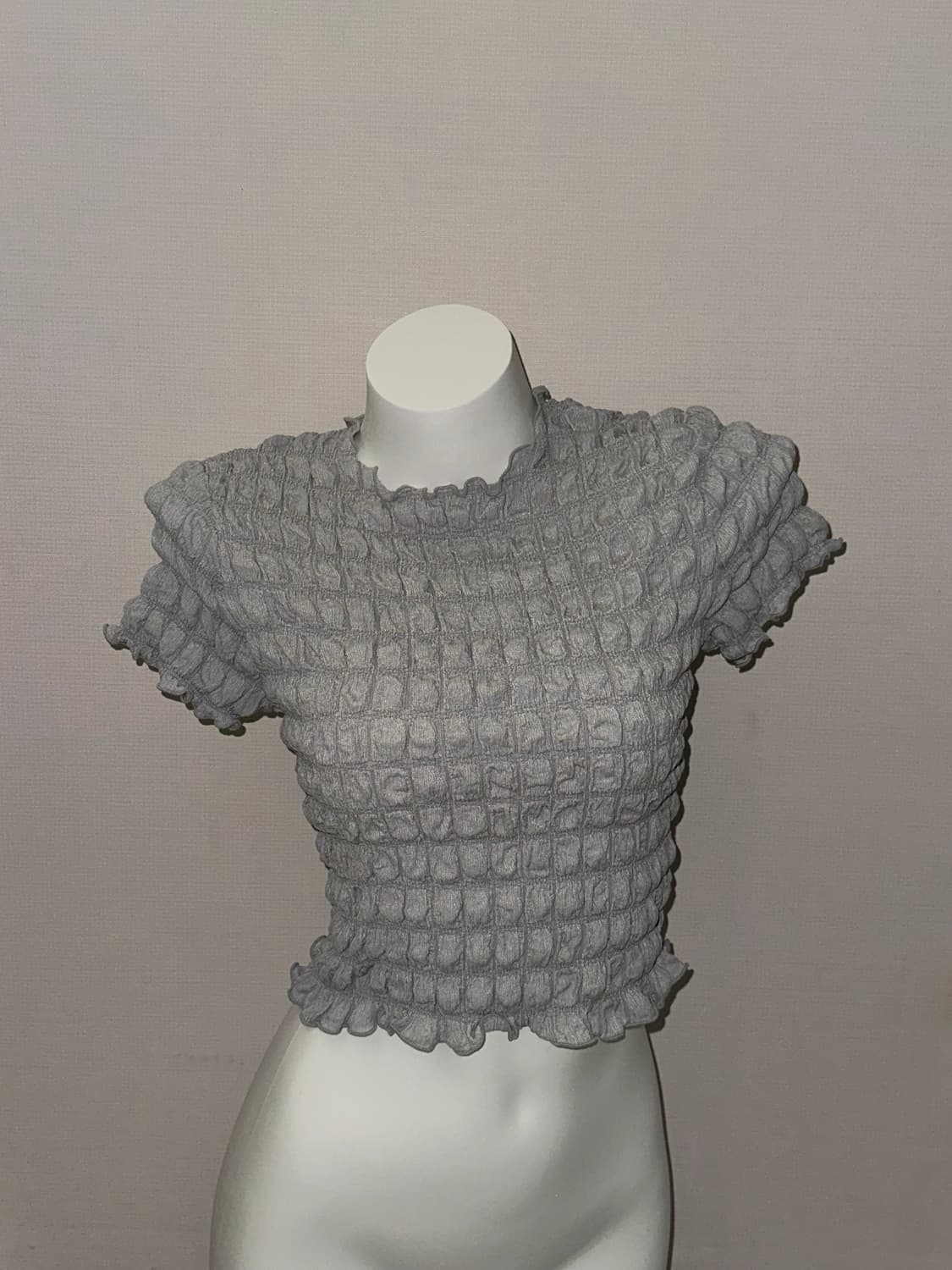 팝콘 빈티지 엠보 탑 상품이미지6