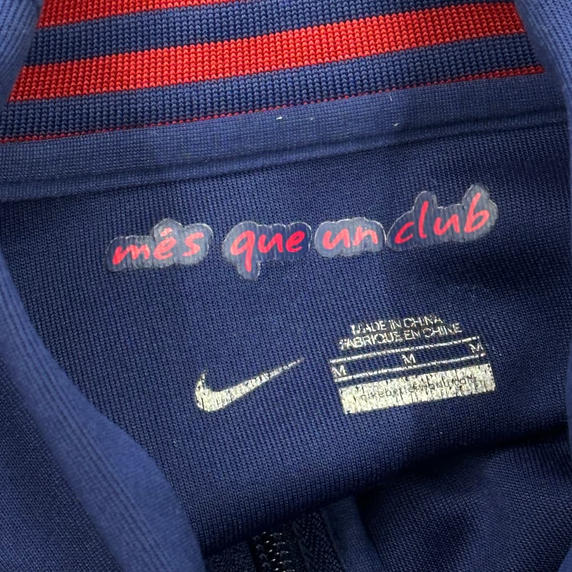 M 나이키 바르셀로나 와인라인 네이비 트랙탑  상품이미지4