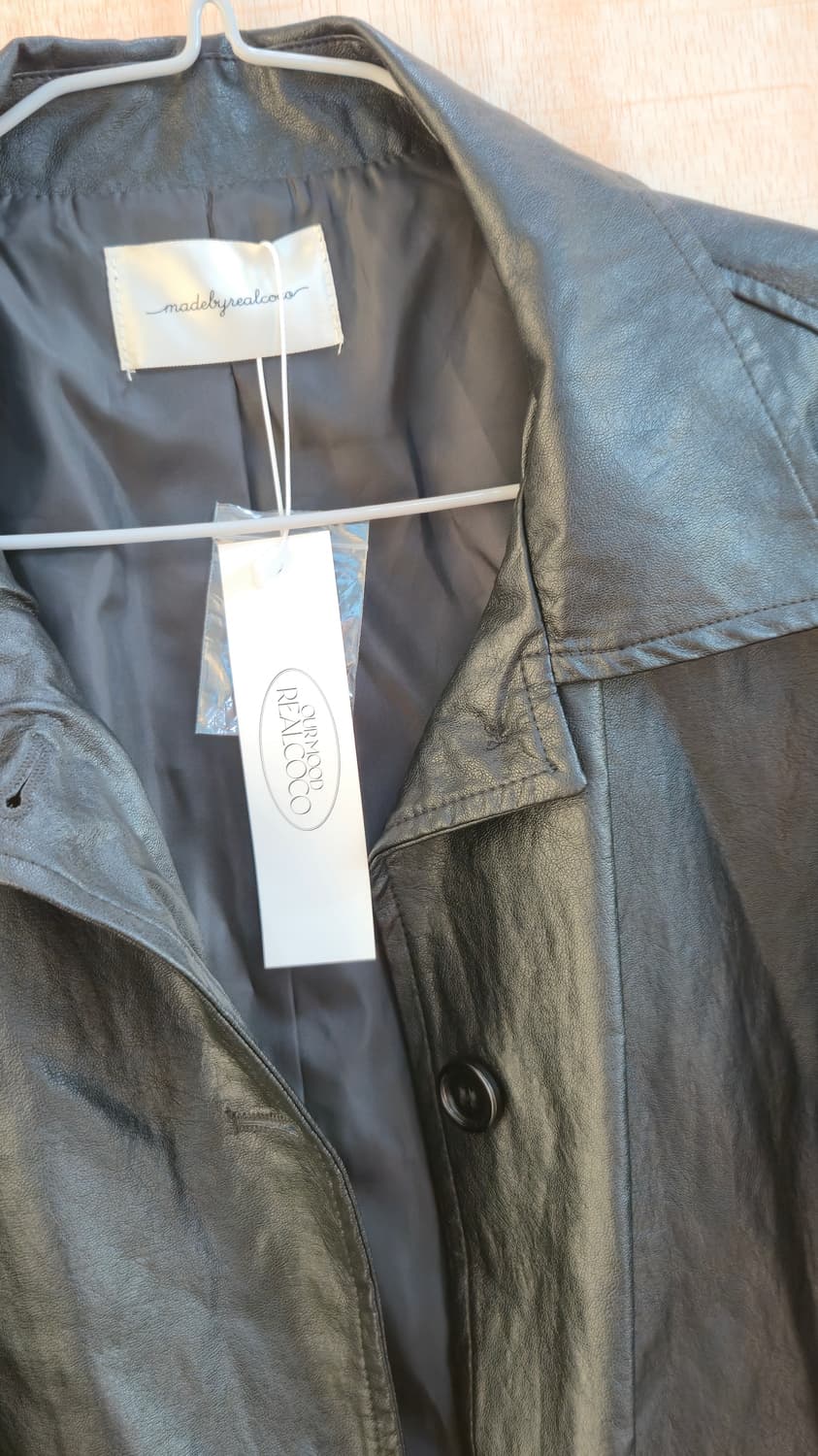 블랙 레더 가죽 자켓 black leather jacket 상품이미지3