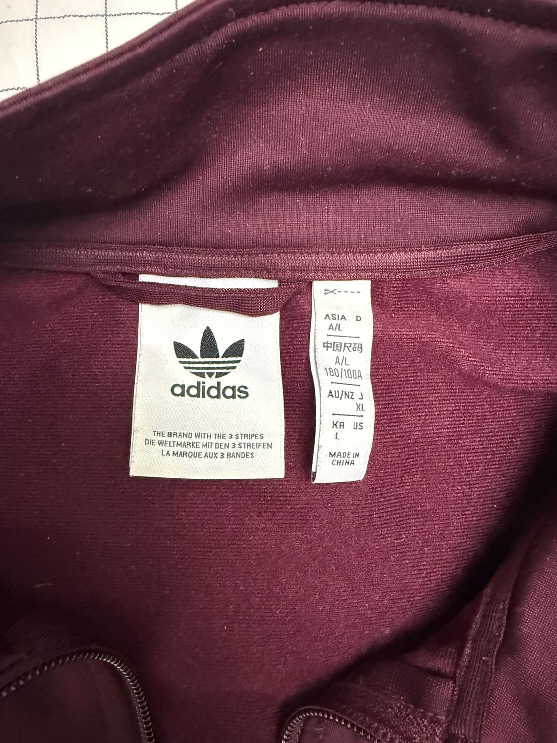 아디다스 오리지널 베켄바우어 마룬 L 상품이미지4