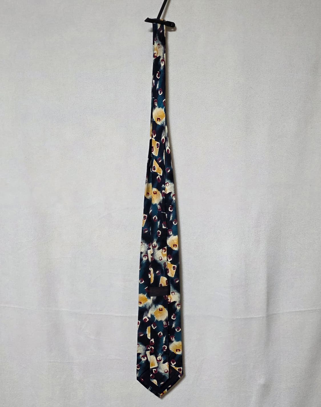 발렌시아가 빈티지 실크 넥타이 클래식 플라워 기하학 패턴 상품이미지6