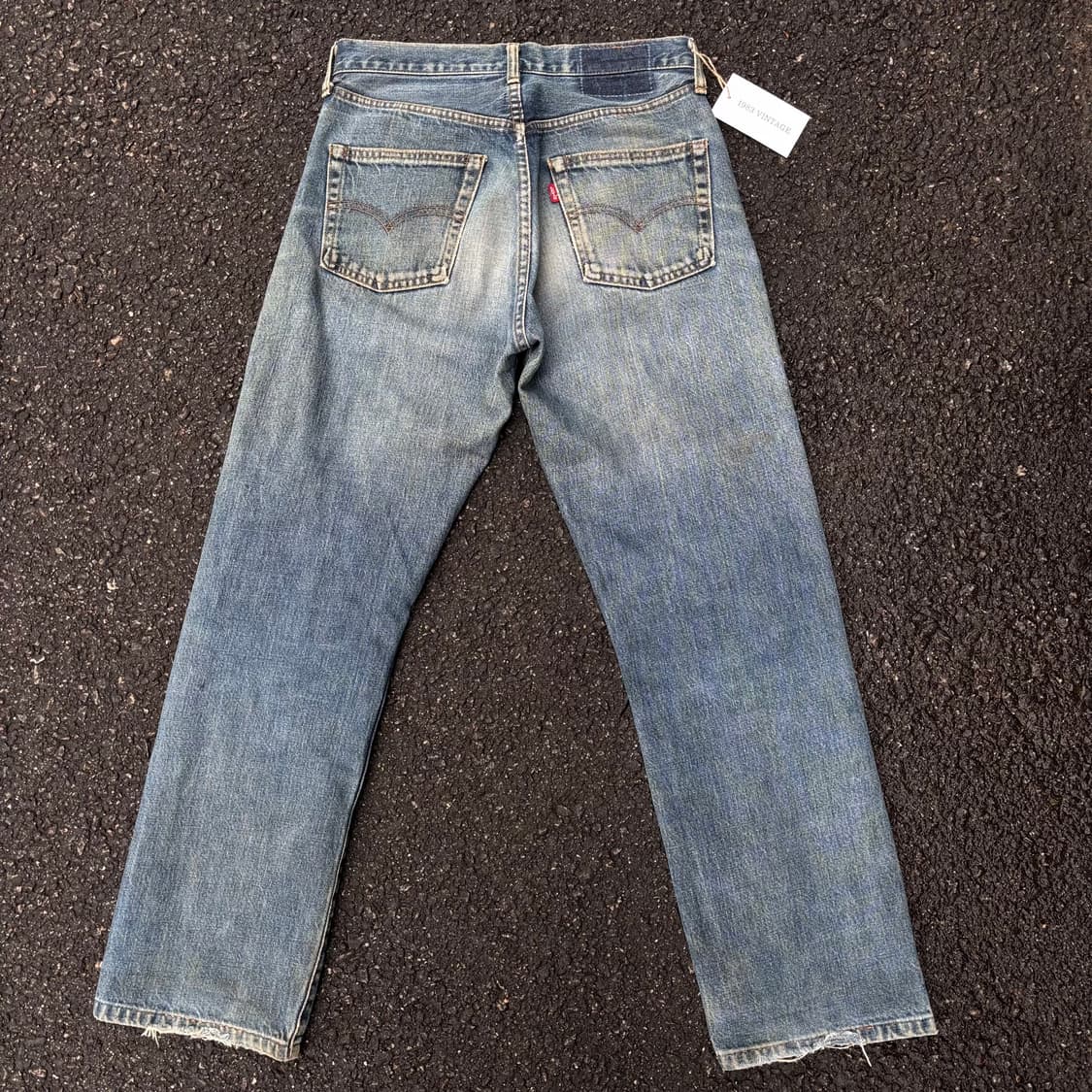 90~00년대 일본 리바이스 502 빅e 셀비지 상품이미지5