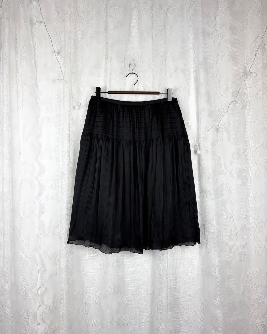 COMME CA ISM Chiffon Pleated Skirt 상품이미지1