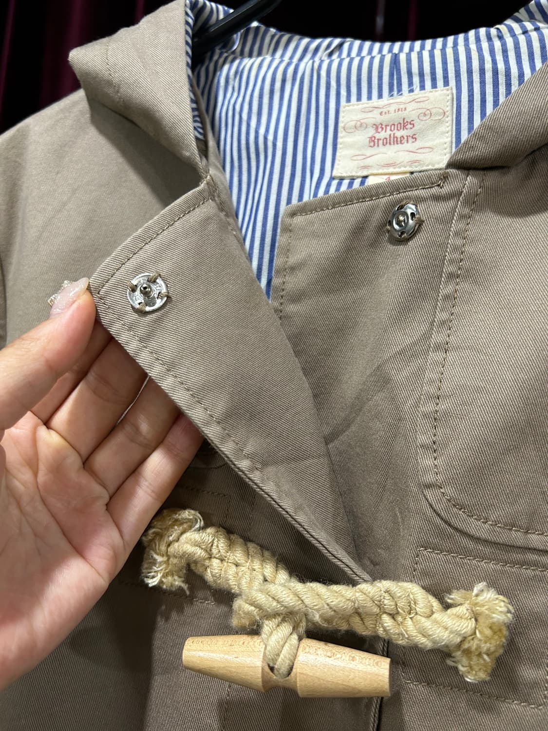 BROOKS BROTHERS short duffle jacket 상품이미지3