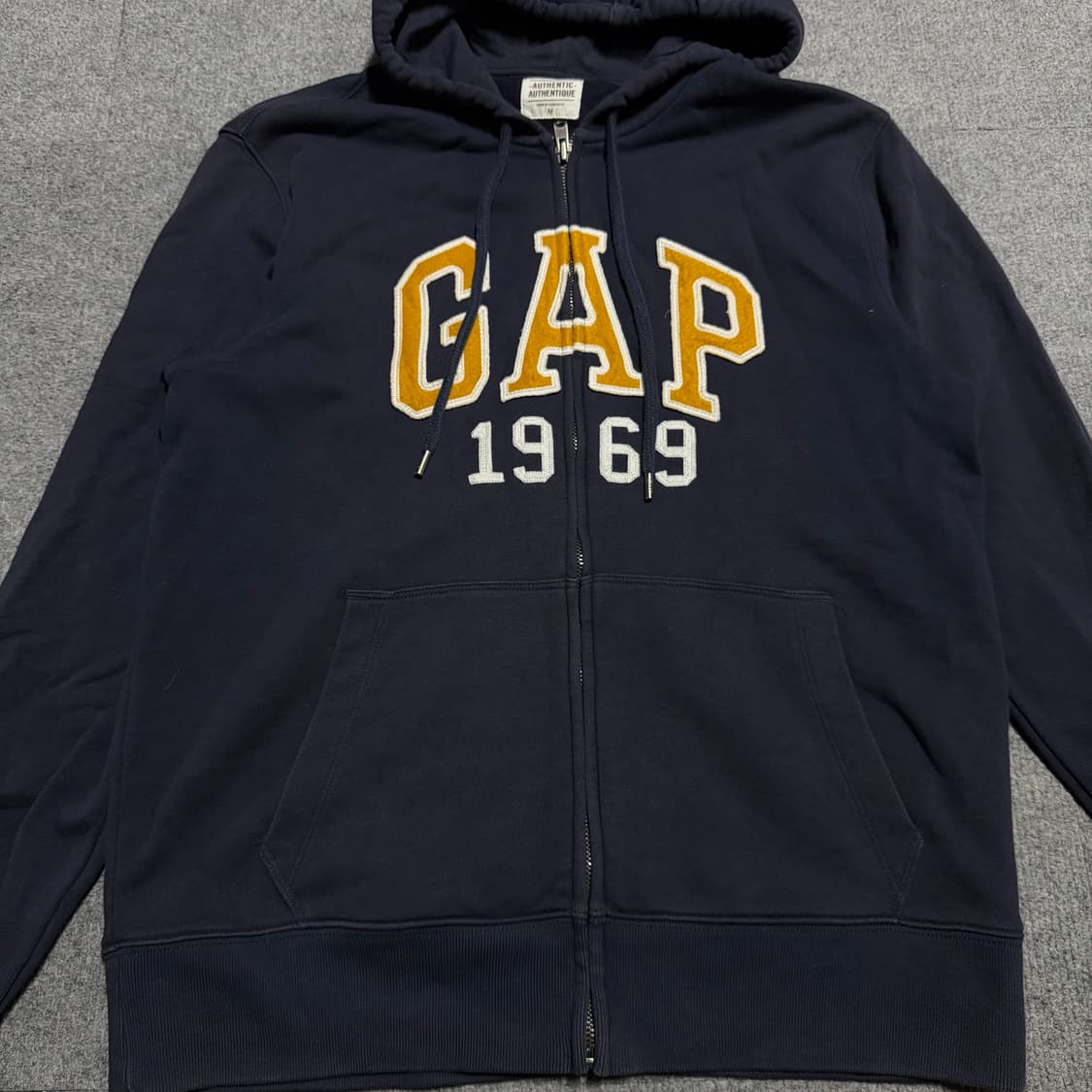 갭 네이비 후드집업 M 상품이미지2