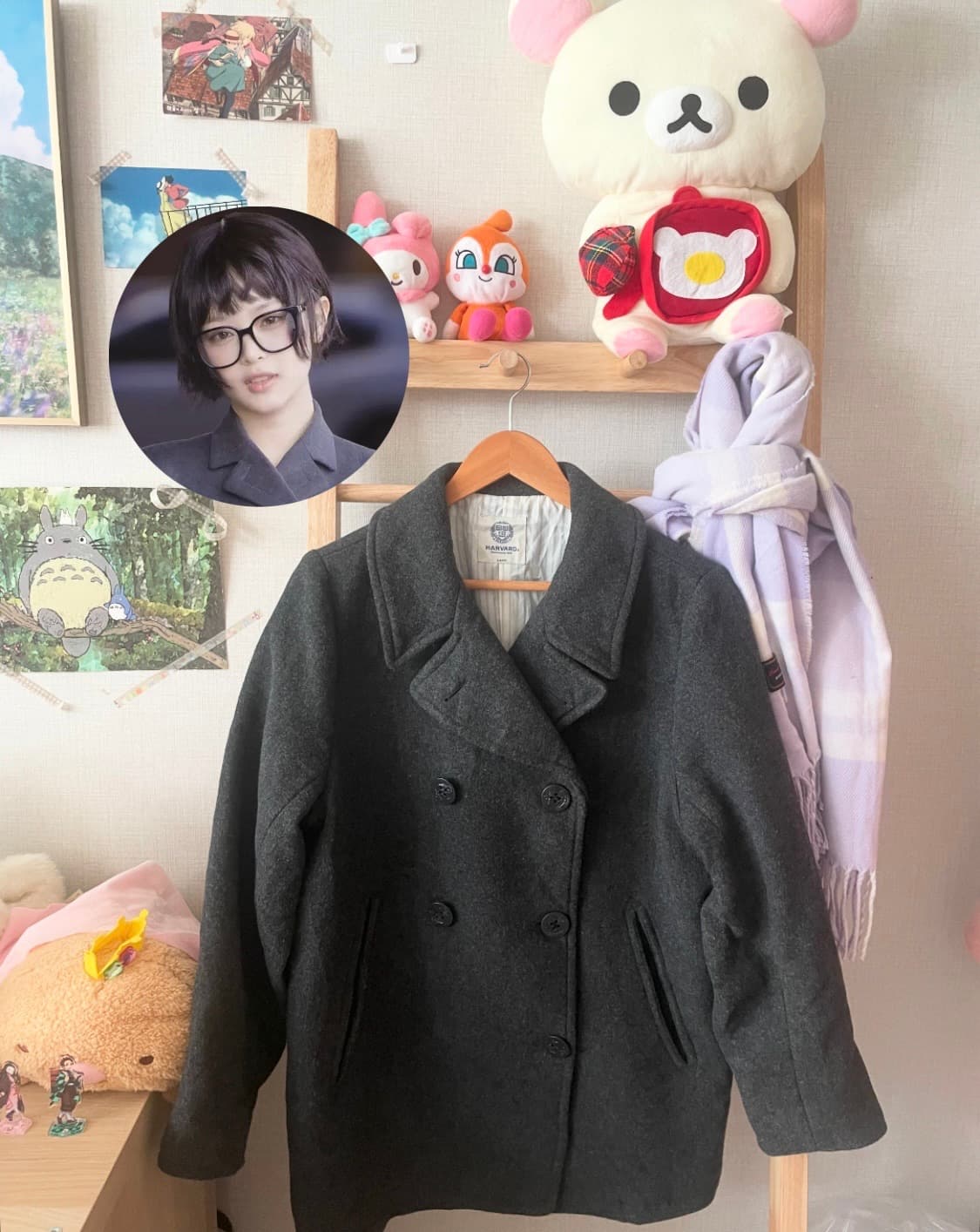 모리걸 빈티지 무채색 도쿄모리 숏코트🩶🖤 상품이미지1