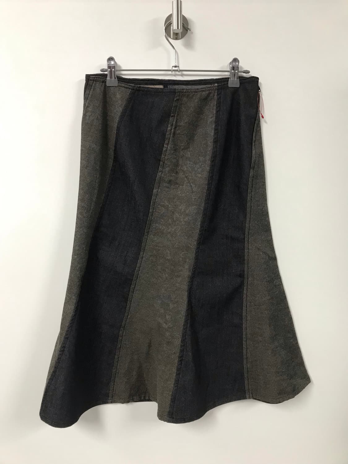 빈티지 배색 데님 스커트 상품이미지4