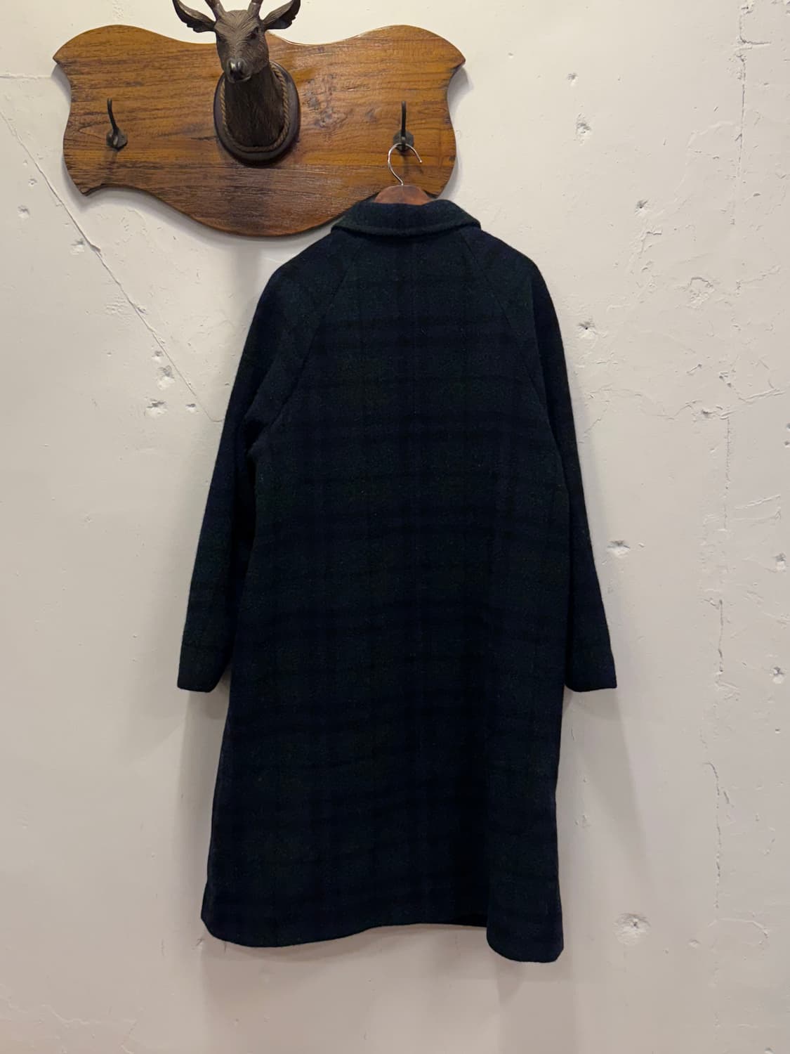 66) KEITH Harris Tweed Check Raglan Coat 상품이미지4