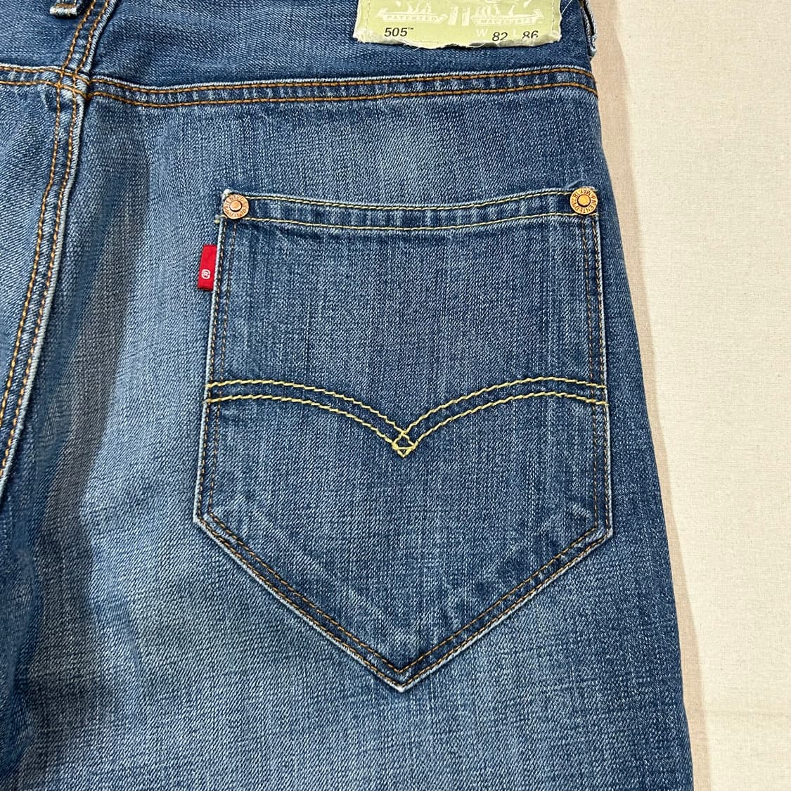 33inch) 리바이스 505 데님 청바지 상품이미지3