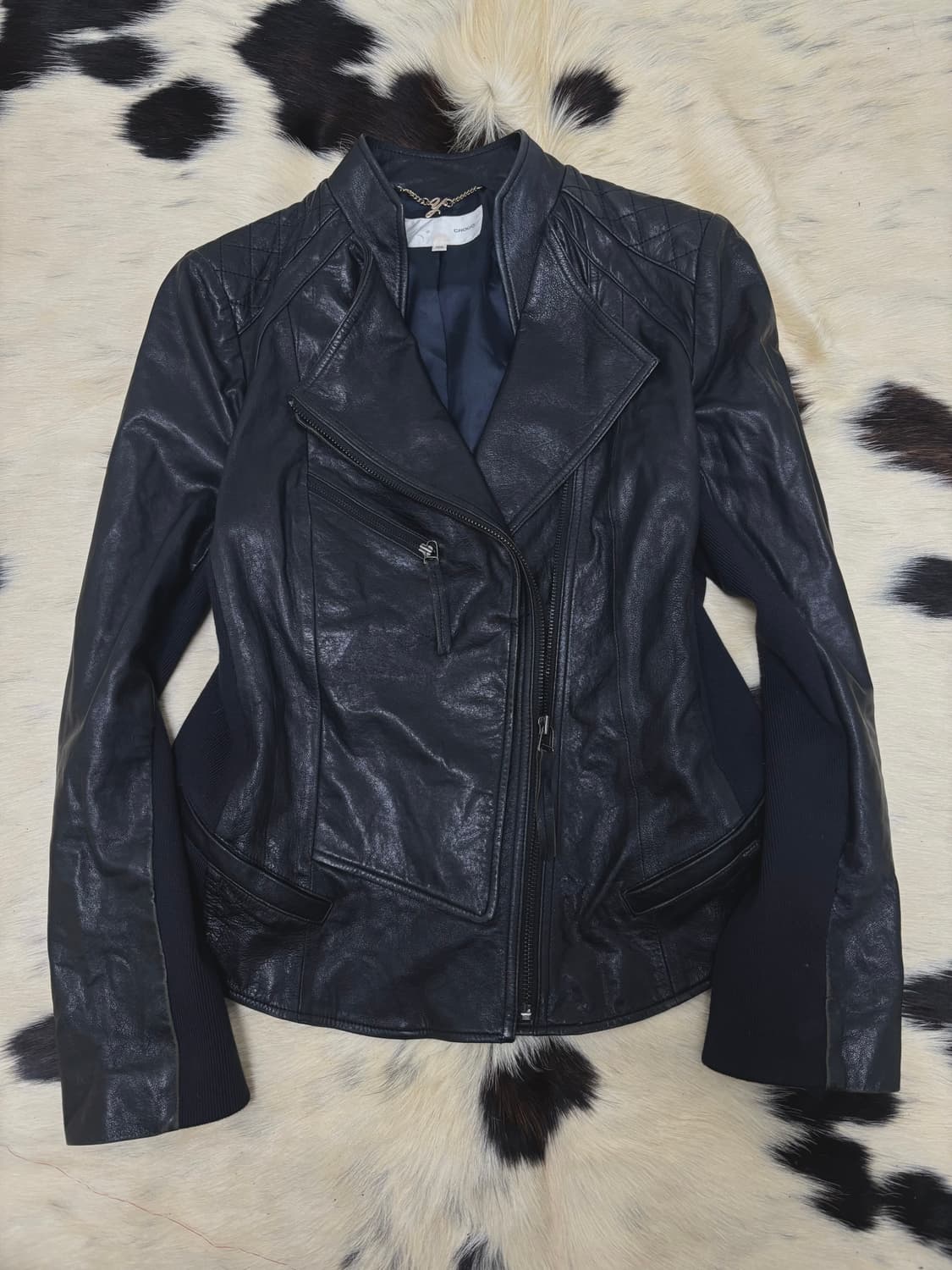 SheepSkin Side Zipper Layered Jacket 상품이미지7