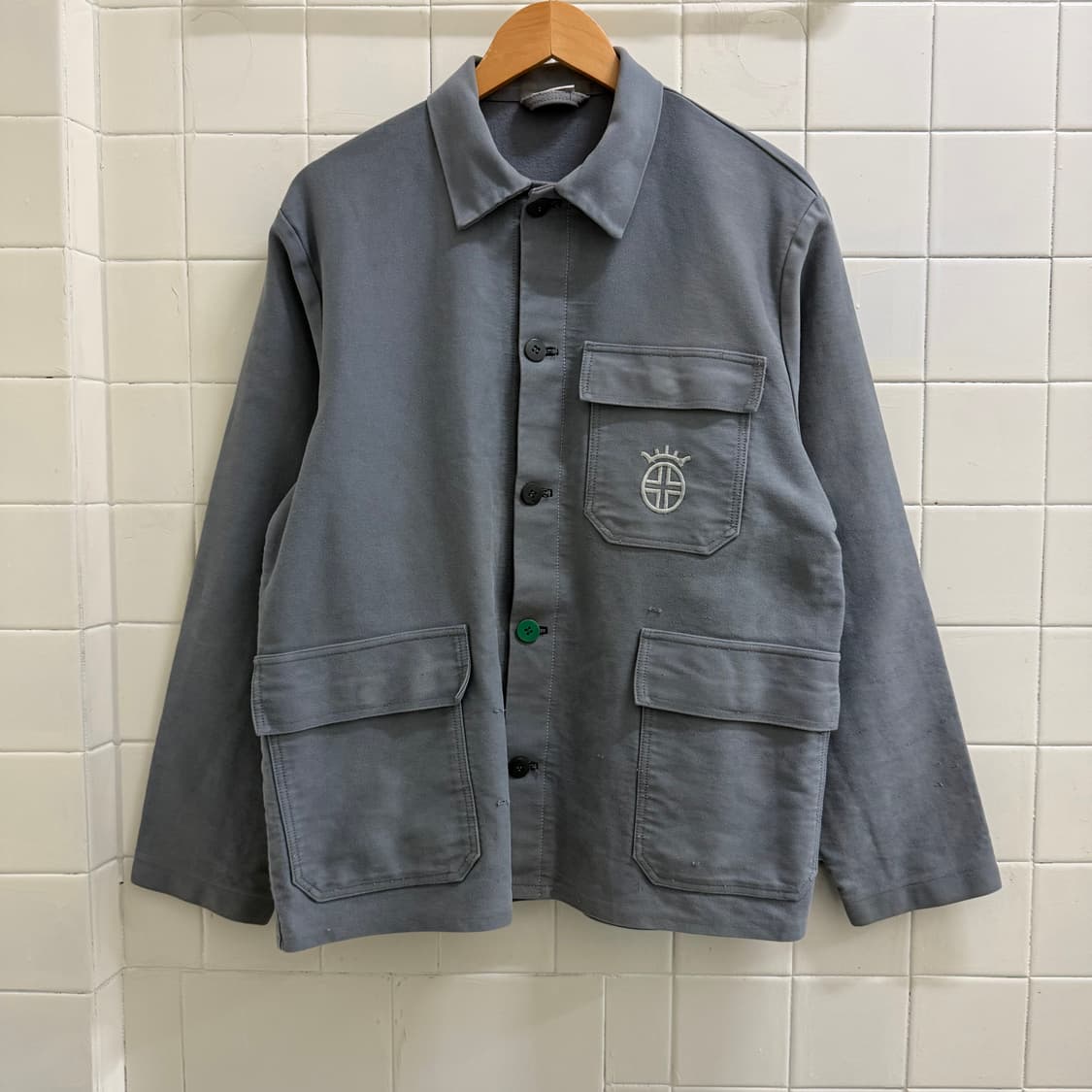 Uvex 프렌치 빈티지 버튼 리페어 워크자켓  상품이미지5