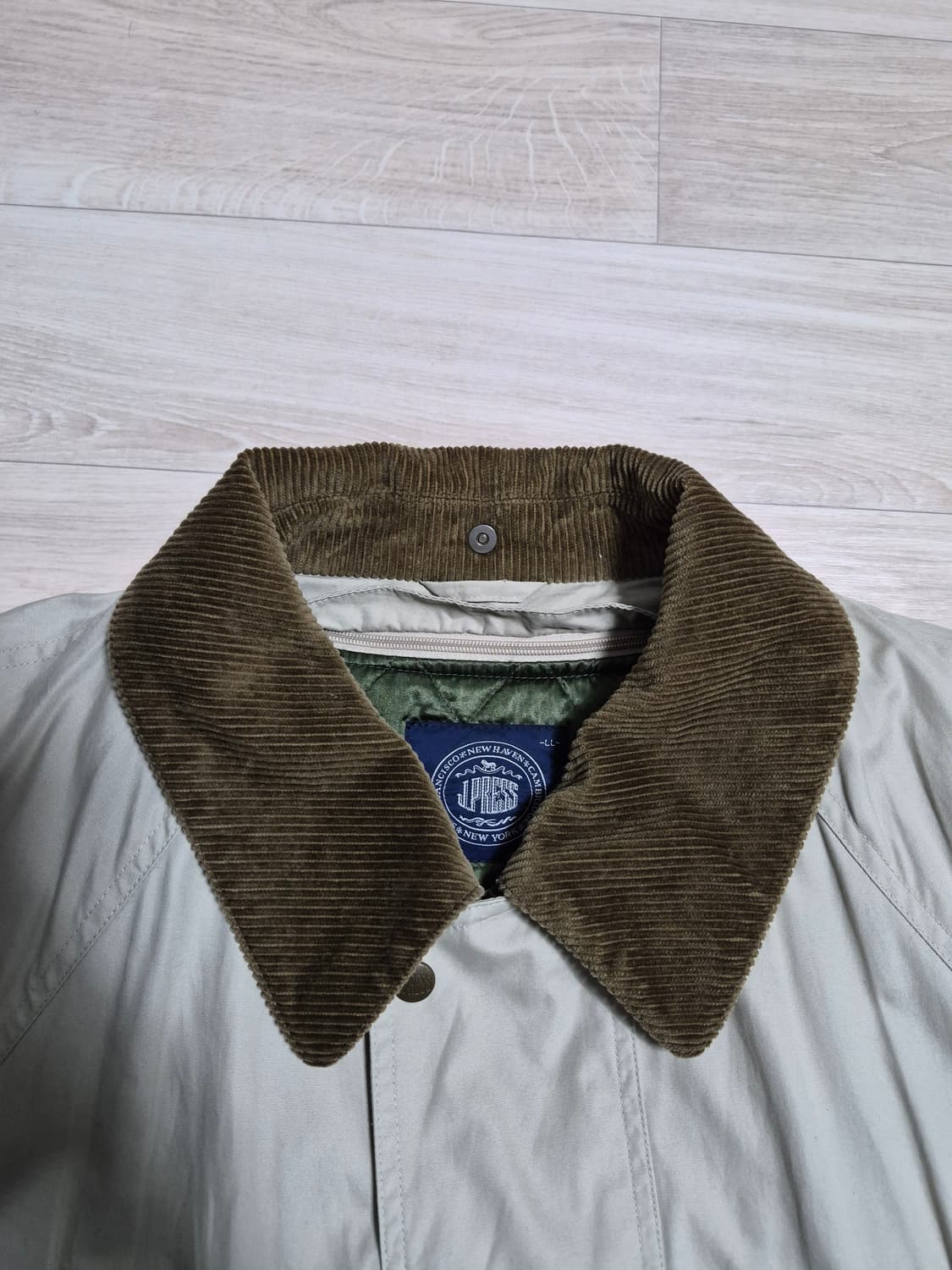 (L) j.press 제이프레스 코듀로이 카라 헌팅자켓 상품이미지3
