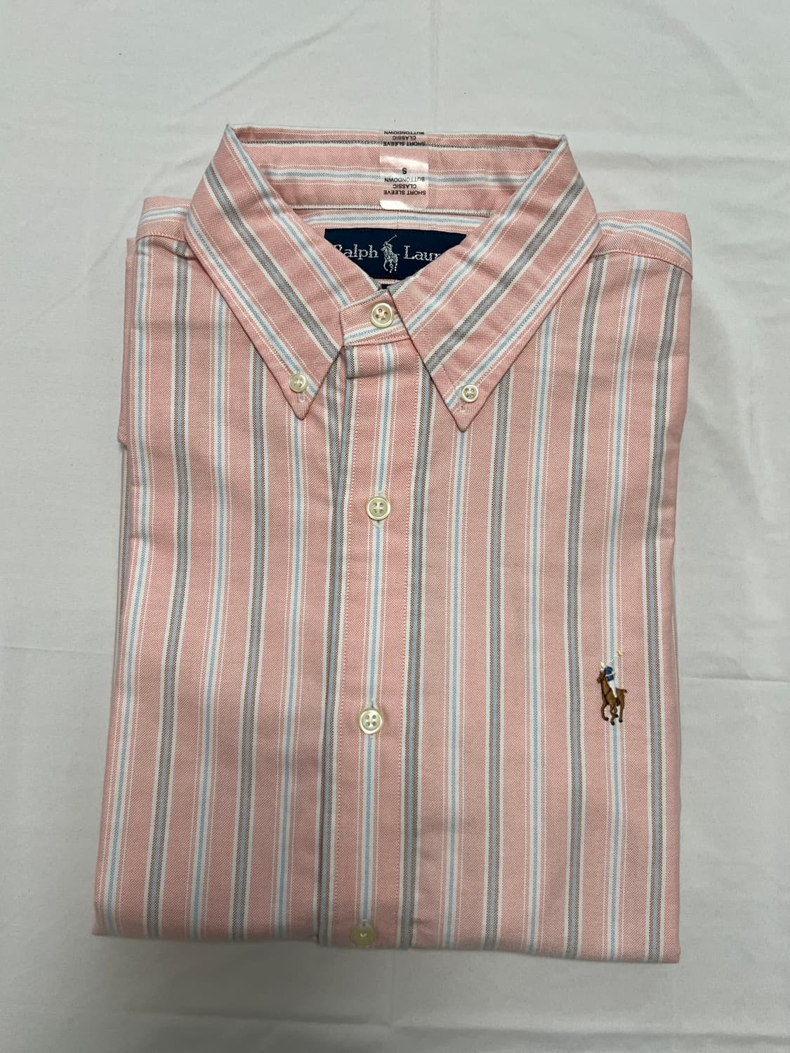 폴로 랄프로렌 클래식 버튼다운 반팔 셔츠 S 상품이미지5