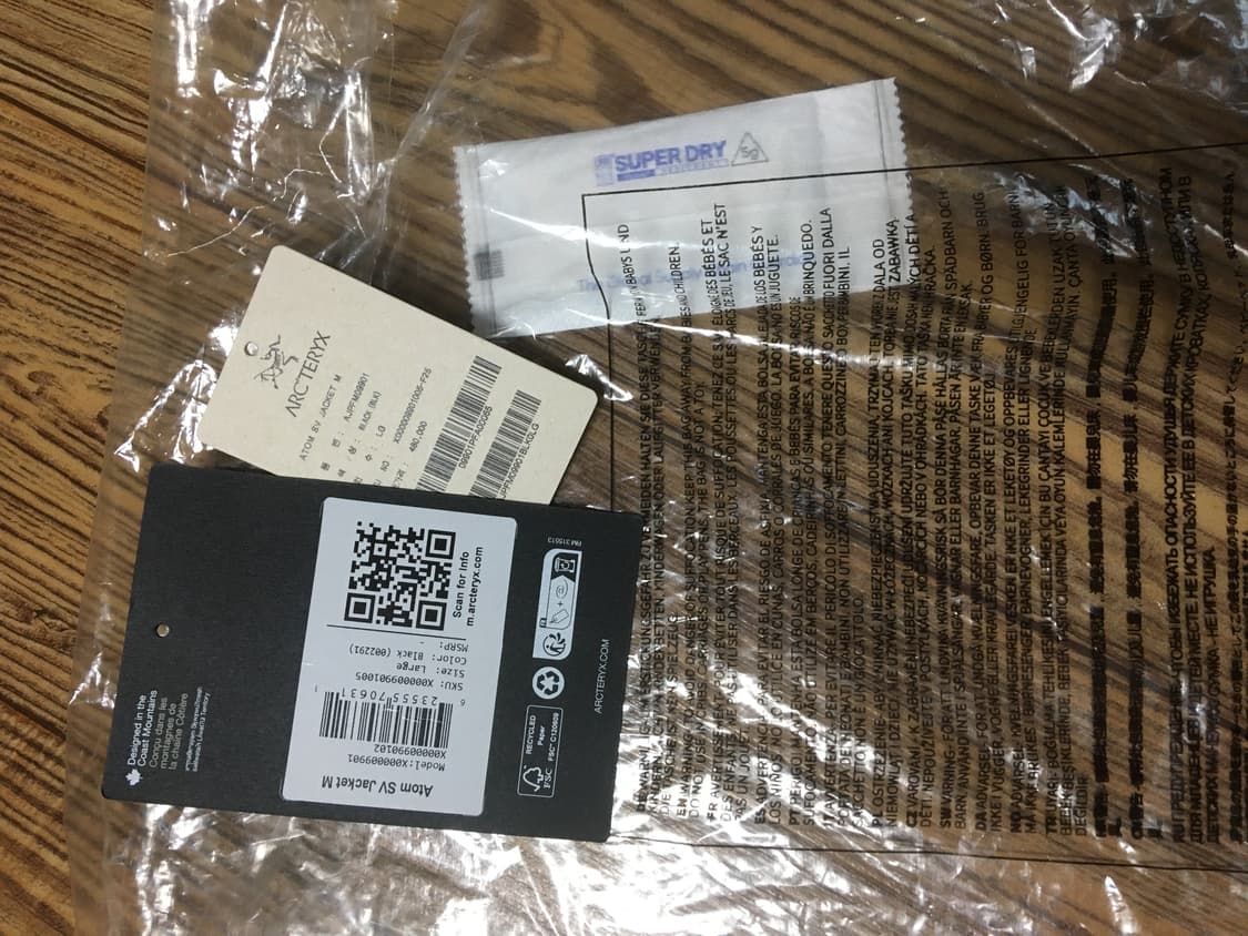 아크테릭스 FW25 아톰SV 자켓 블랙 판매합니다  상품이미지10