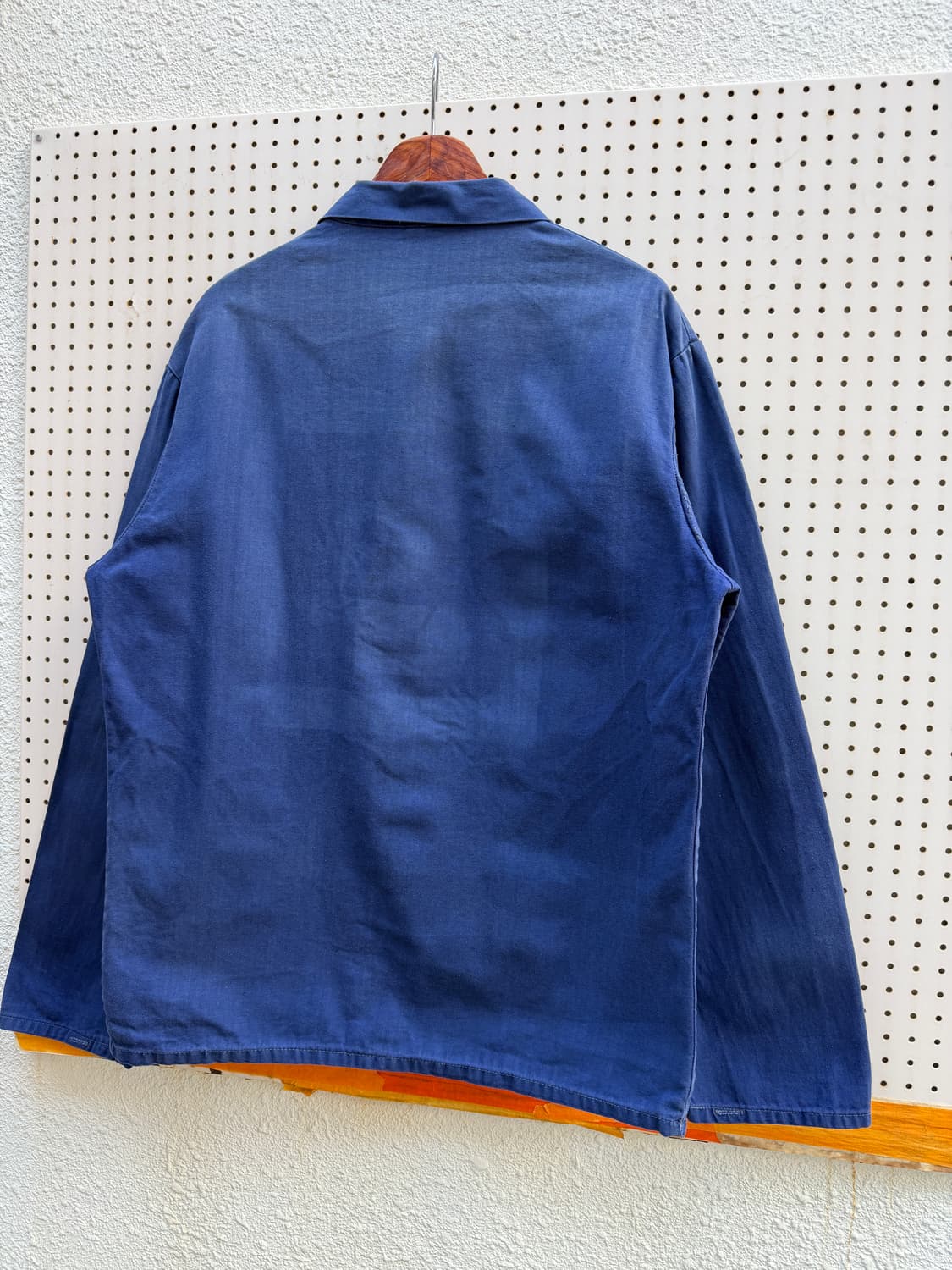 1970s FADED WASHED HBT FRENCH 헤링본프렌치워크자켓 상품이미지9