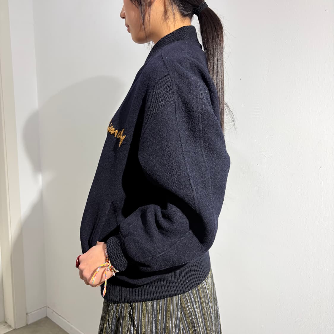 90s 지방시 active sports 울 바시티 자켓 상품이미지3