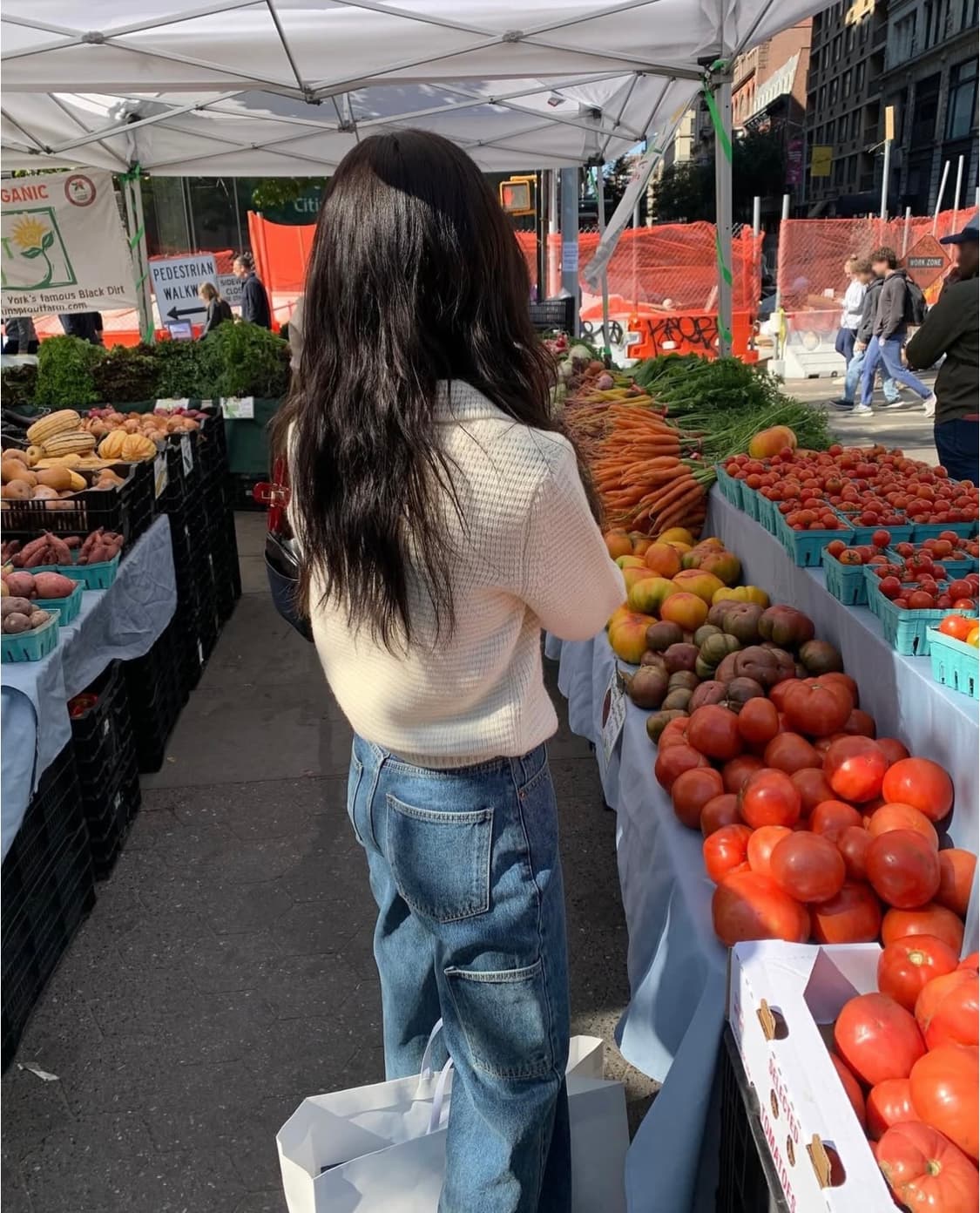 (새상품/택O) 더히어 스코틀랜드 가디건 아이보리 상품이미지4