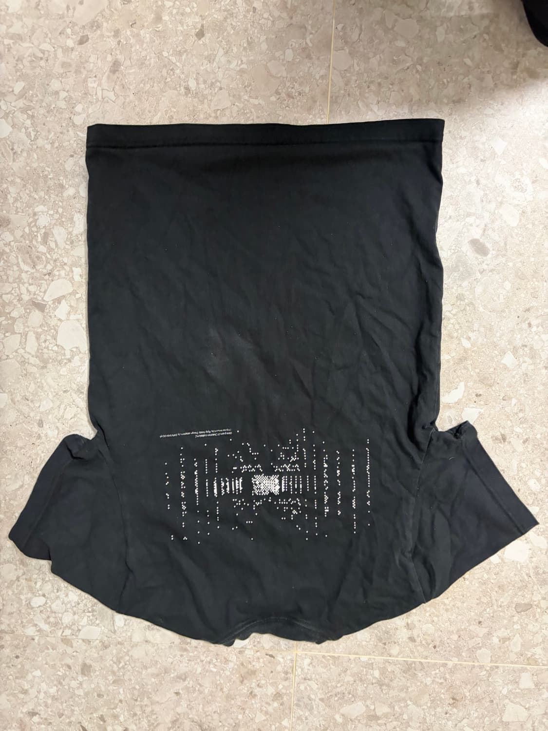 RYOJI IKEDA Data.gram 01 T-SHIRT [BLACK] 상품이미지5