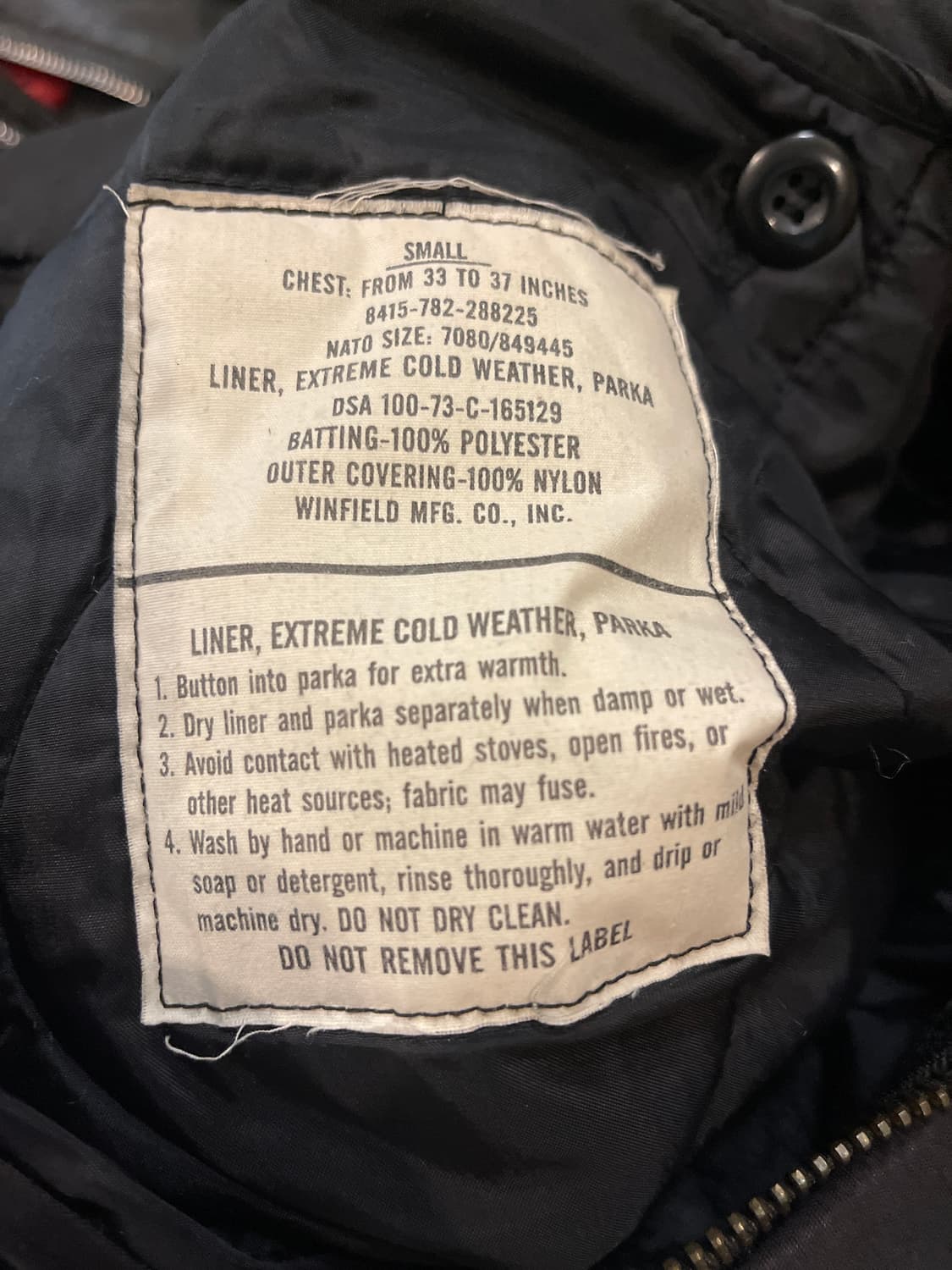 미군 EXTREME COLD WEATHER 파카 (라이너 포함) 상품이미지3