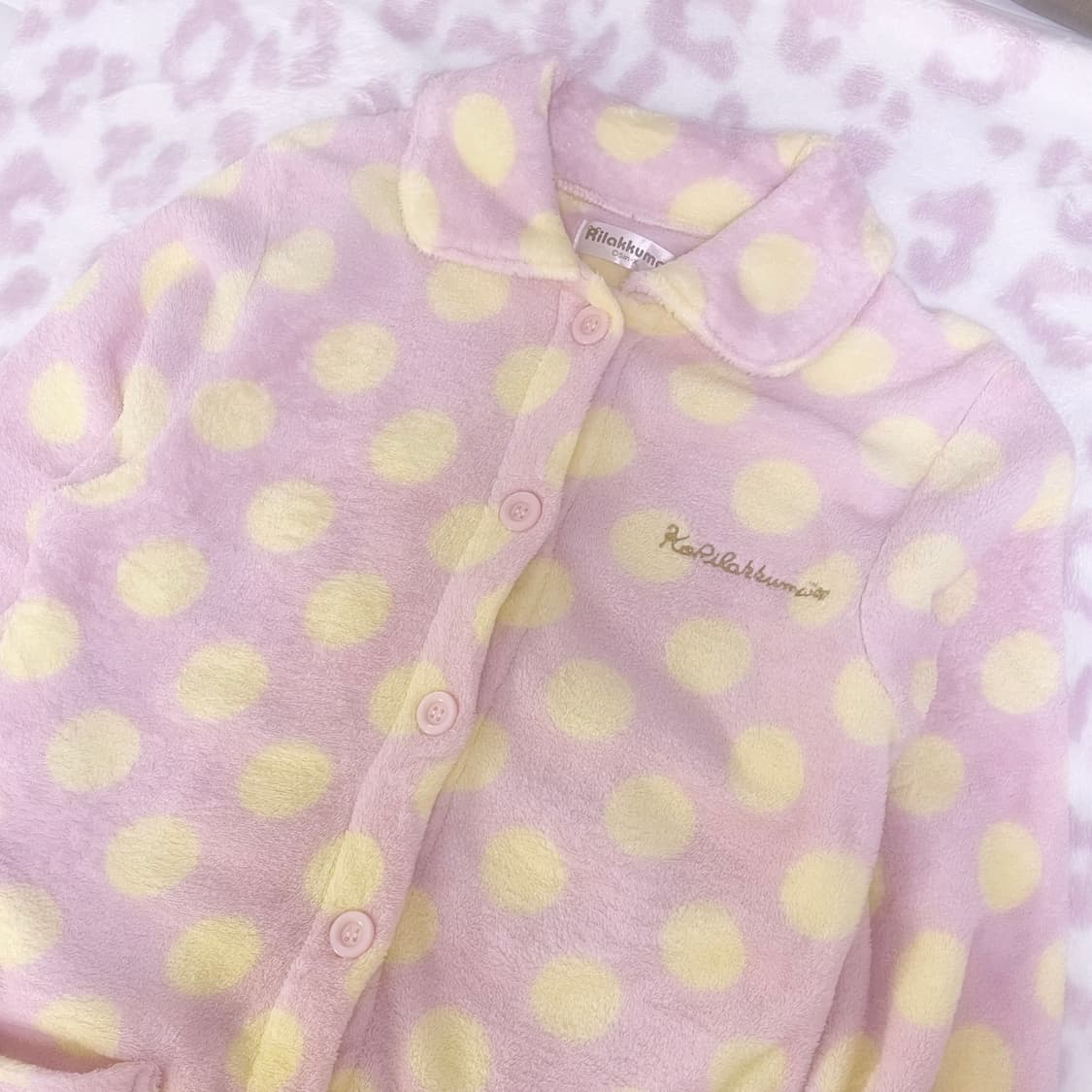 도트 리락쿠마 잠옷 코리락 고전 희귀 빈티지 stc 진리 쿠키집 상품이미지1