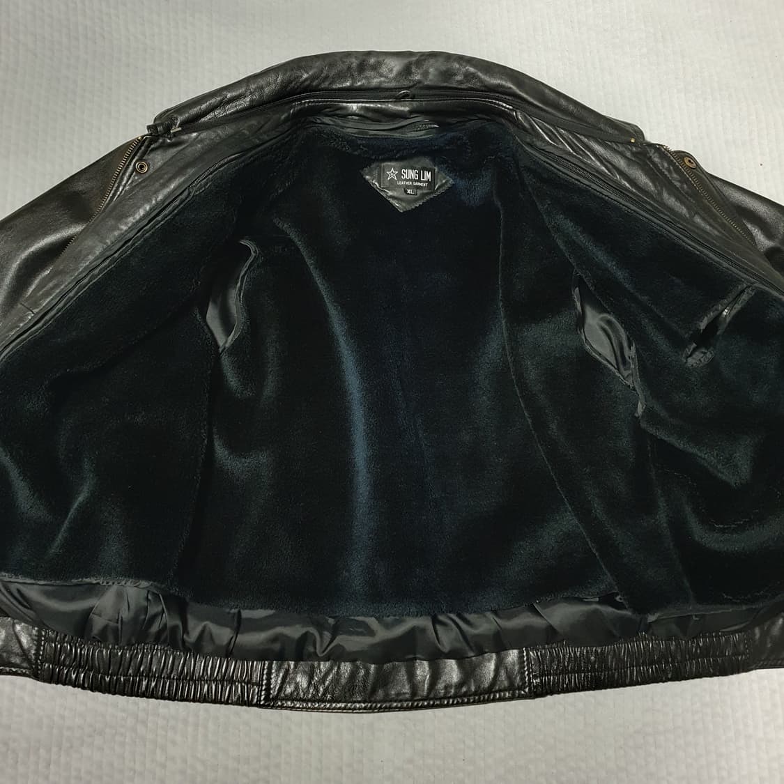 빈티지 양가죽 봄버 자켓 상품이미지6