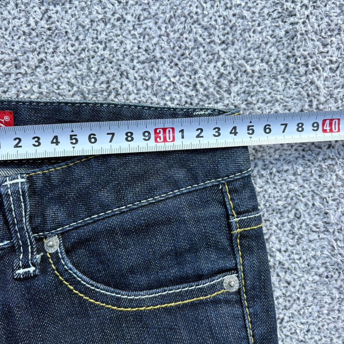 61(25) 게스 여성 진청 데님 청바지 0609J1 상품이미지5