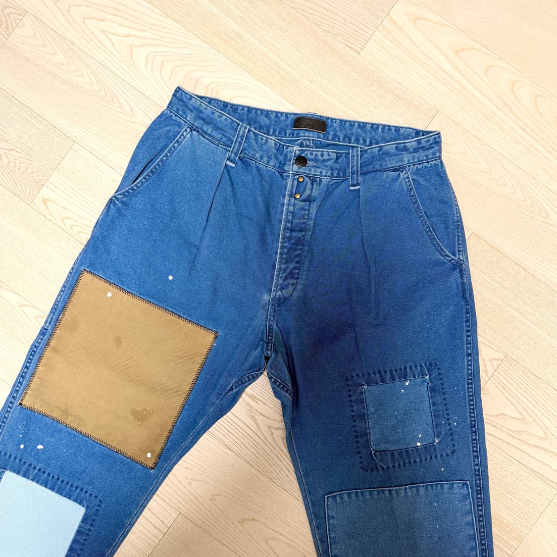 메이드원 (MADEWORN) / 패치워크 데님 초어 팬츠 / 32 새상품 상품이미지4