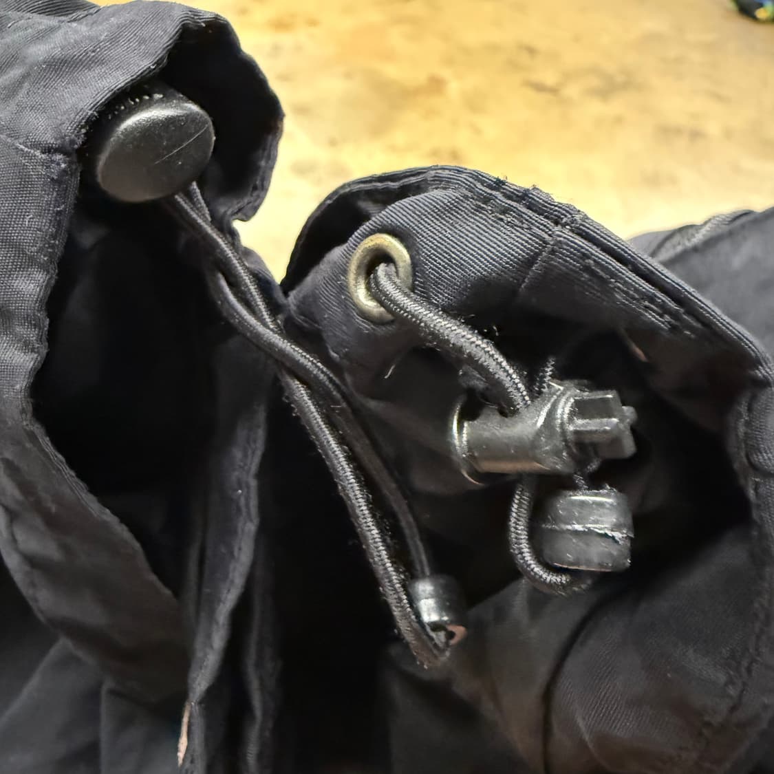 [정품/L] 노스페이스 블랙 바람막이 후드 자켓 b14 상품이미지5