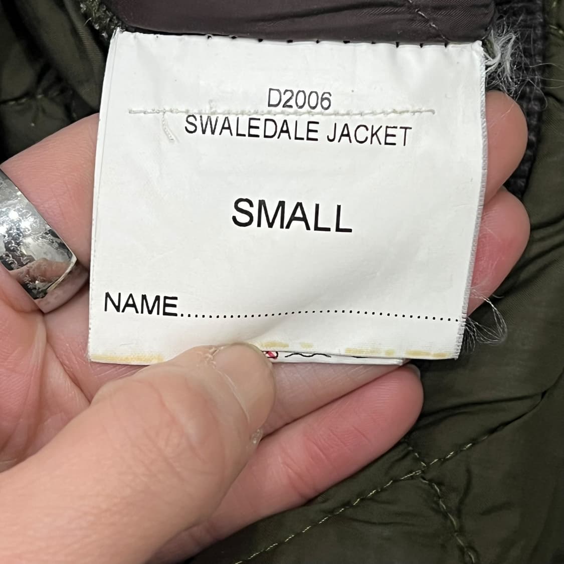 바버 퀄팅 워크자켓 s08399 상품이미지8