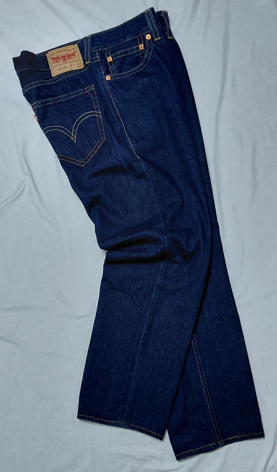 (W36 L32) 리바이스 프리미엄 Stay Loose 다크 인디고 상품이미지10