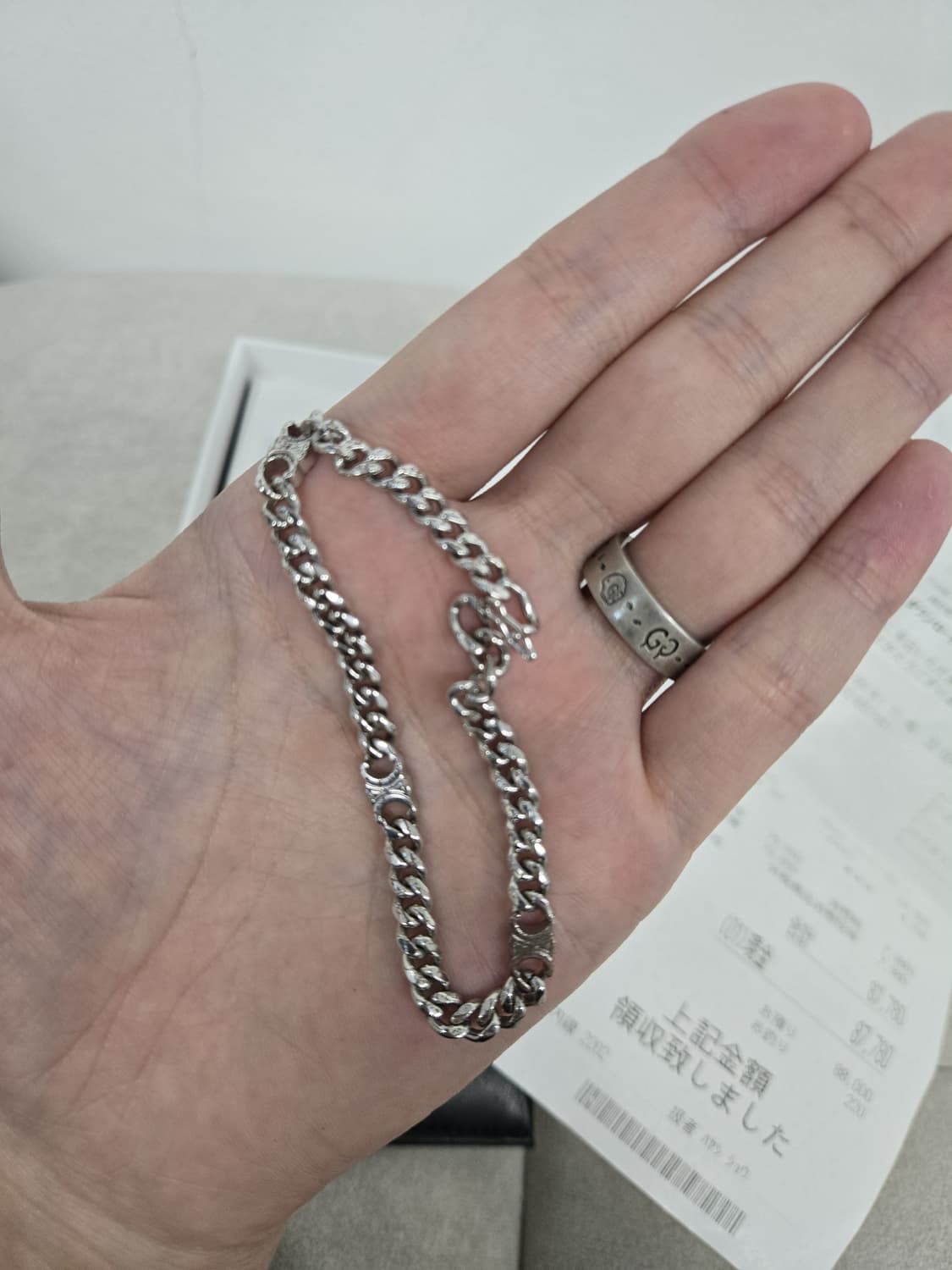 [보증서 정품]셀린느 트리오페 팔찌 상품이미지4