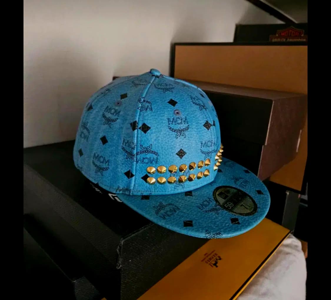 MCM 천연가죽 모자 한정판 팝니다 상품이미지4