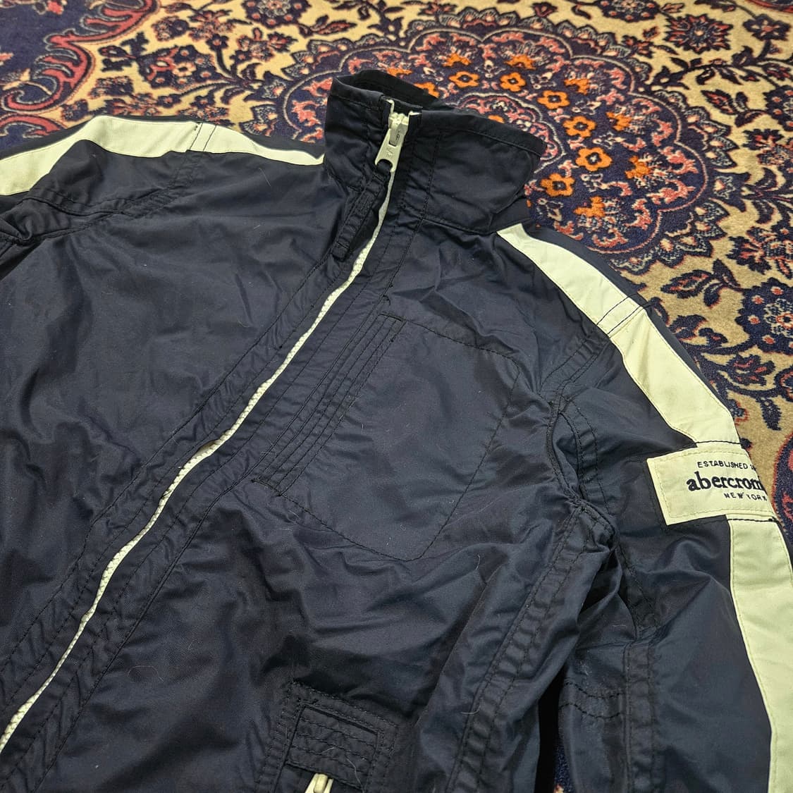 아베크롬비 Y2k 사라나크 레이크 나일론 집업 자켓 XL 상품이미지2