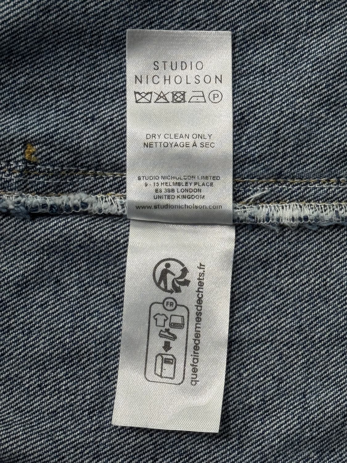 스튜디오 니콜슨 페타르 데님 재킷 인디고 워시 상품이미지6