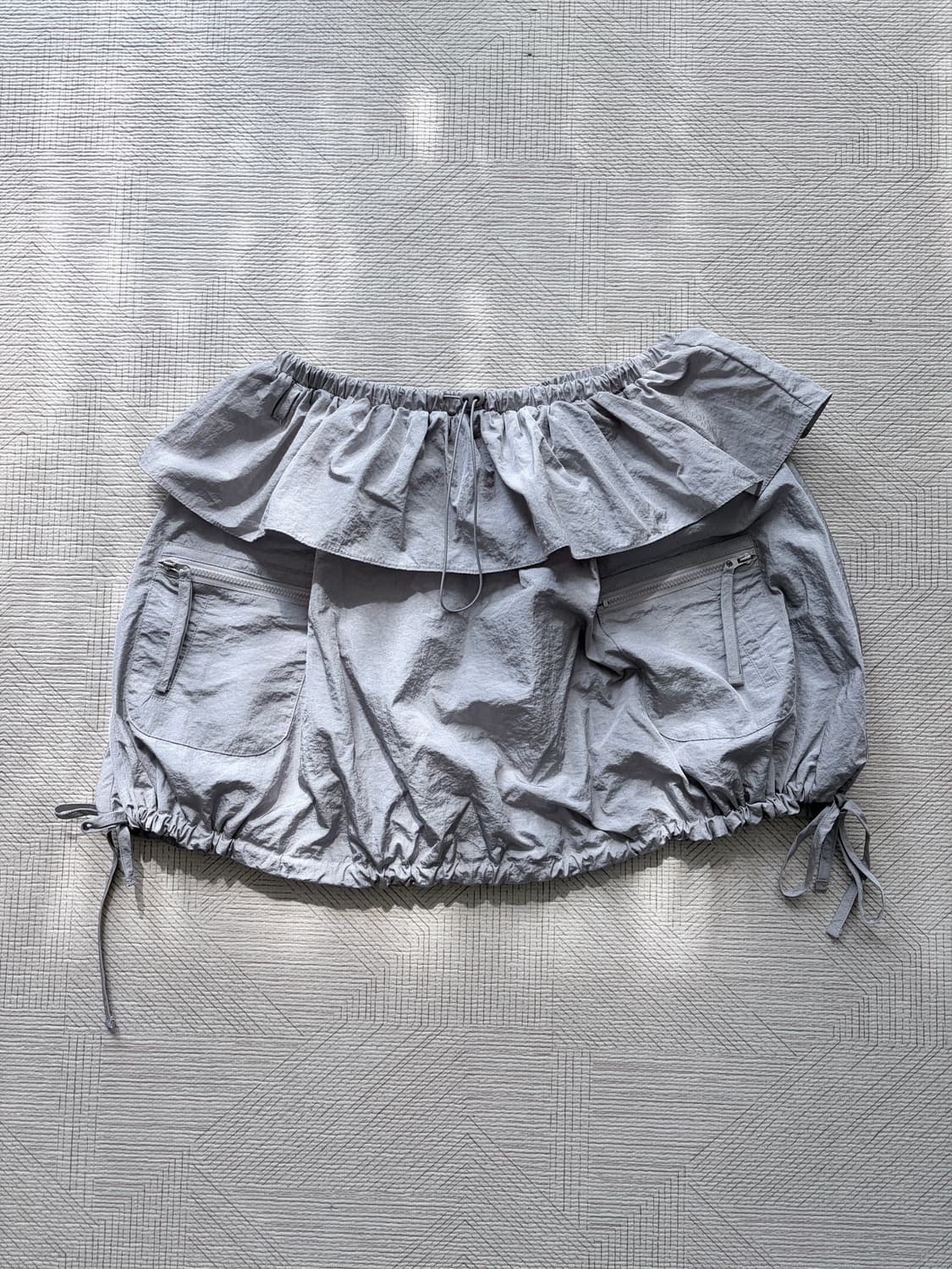 타입서비스 샤이니 벌룬 스커트 그레이 상품이미지6