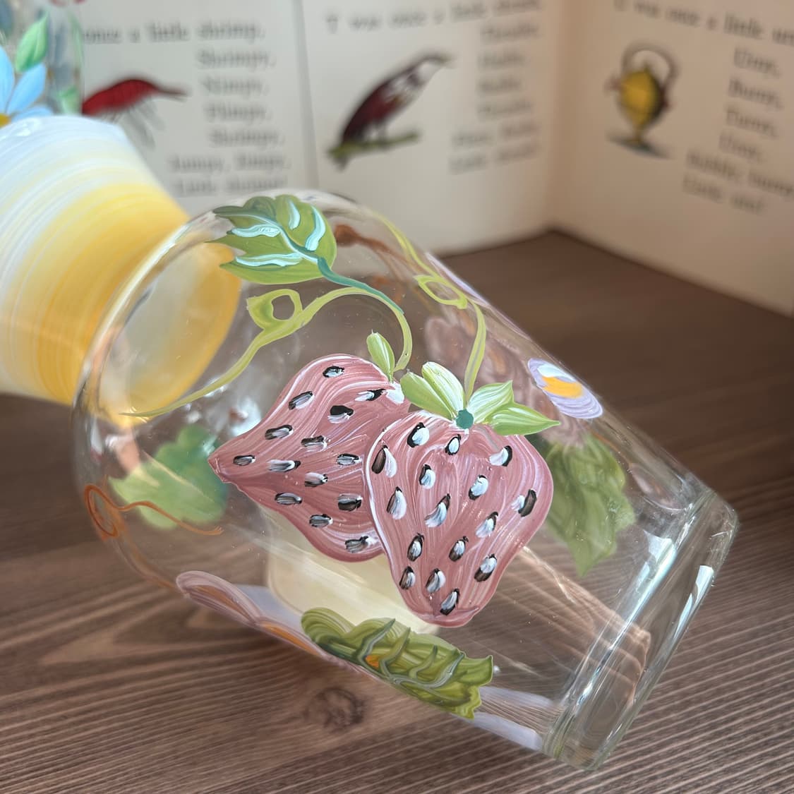 핸드페인티드 미국 빈티지 화병 오브제  상품이미지5