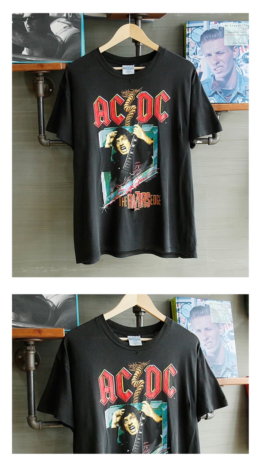 ACDC 90s 락밴드티 상품이미지2
