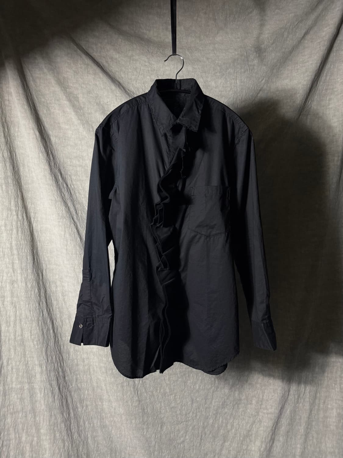 Yohji Yamamoto Y's Ruffle Button Shirt   상품이미지2