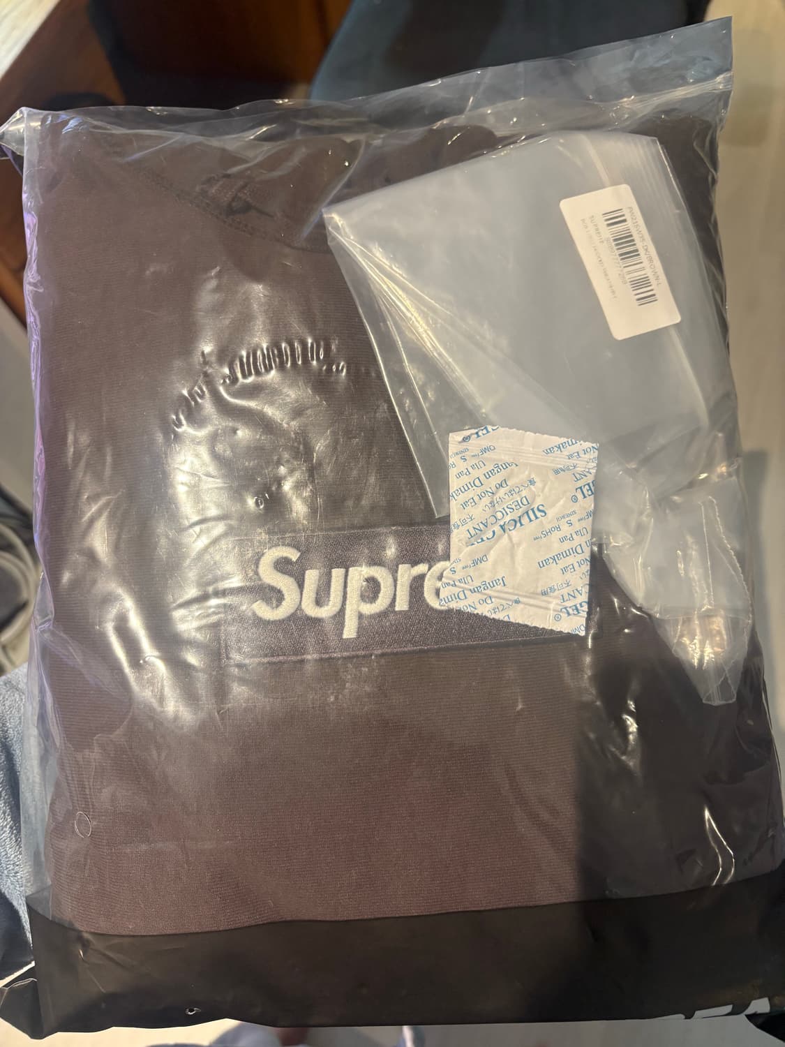 슈프림 박스로고 후드 브라운 L 상품이미지1