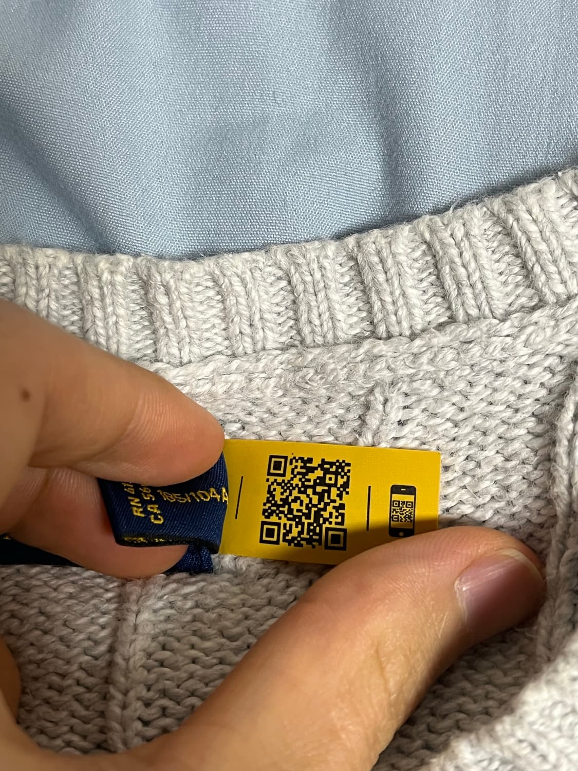 폴로랄프로렌 XL 케이블 꽈배기 니트 스웨터 팔아요! 상품이미지4