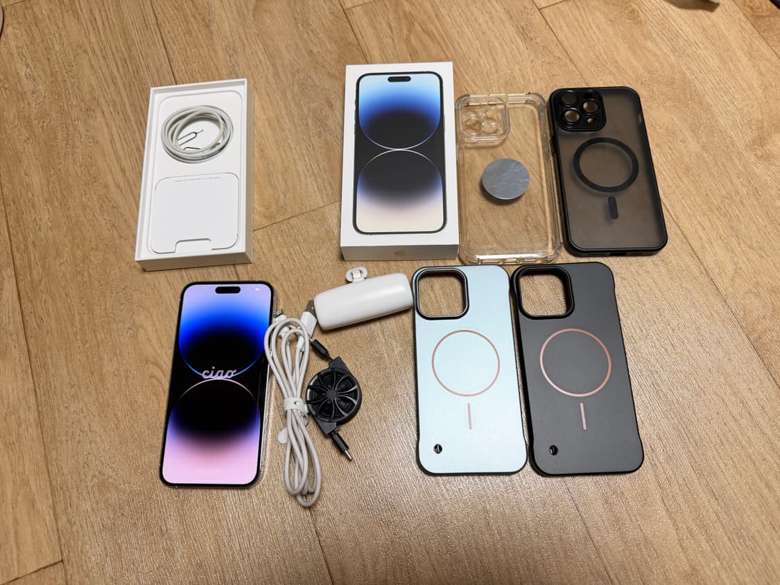 A급 풀박스 아이폰 14 프로 맥스 128G 실버 85% 상품이미지3