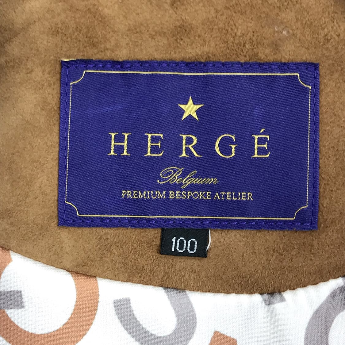 HERGE 염소가죽 스웨이드 자켓 남성100 상품이미지9