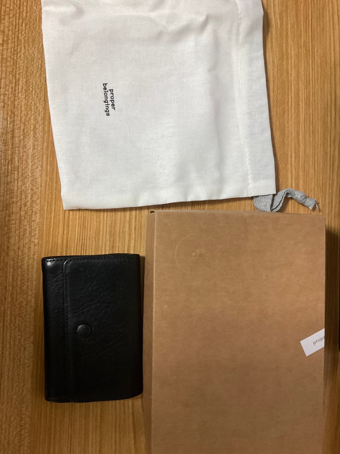 프로퍼빌롱잉즈 천연소가죽 카드지갑 풀박스  상품이미지2