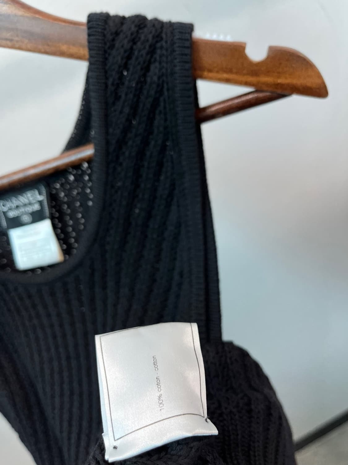 여) 샤넬 민소배 니트탑  상품이미지5